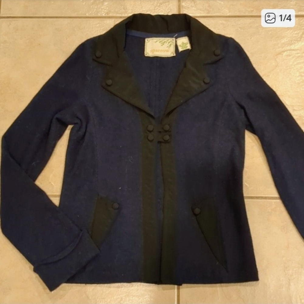 Anthropologie Sparrow Button Wool Cardigan Size XS